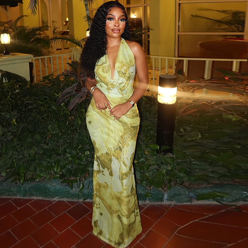 Morelly Printed Maxi Dress