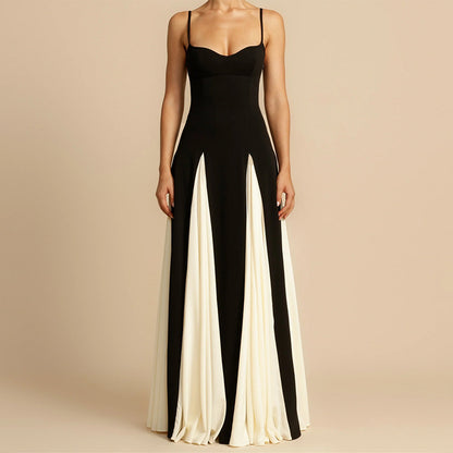 Morelly Contrast Maxi Dress