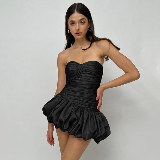 Viorella Rosette Mini Dress