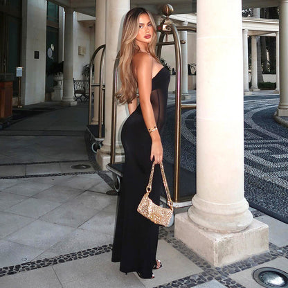 Morelly Sheer Maxi Dress